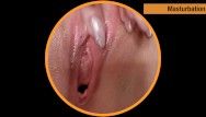 Orgasmo femminile della fessura del primo piano.episodio in posizione verticale per cellulare.